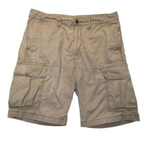 Levi's Mens Ripstop Cargo Shorts Beige Tan W34 Utility Outdoor Casual
